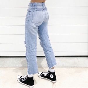 Black high top converse